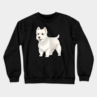 West Highland White Terrier Dog Crewneck Sweatshirt